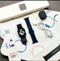 I Phone Logo Smart Watch ⌚  - Black 