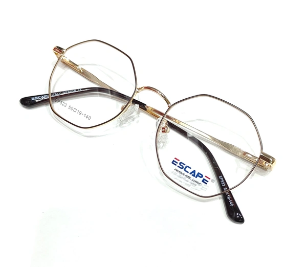 Escape Hexagon Metal Full Rim-EP523 - Gold