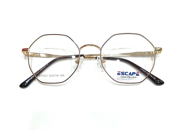 Escape Hexagon Metal Full Rim-EP523 - Gold