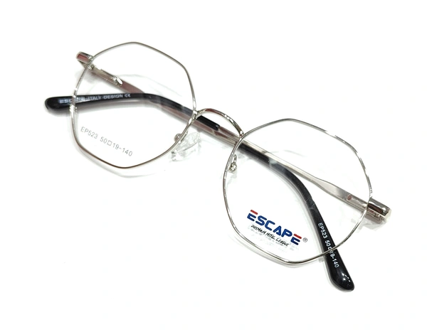 Escape Hexagon Metal Full Rim-EP523 - Silver
