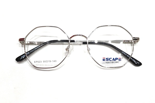 Escape Hexagon Metal Full Rim-EP523 - Silver