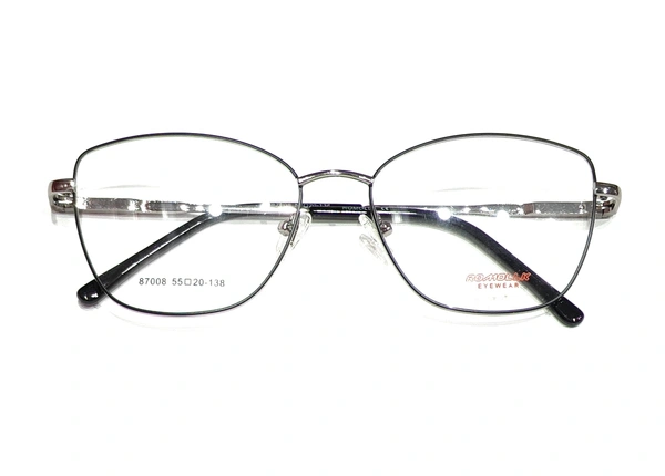 Romollo Cat Eye Metal Full Rim MDN-87008 - Black/Silver