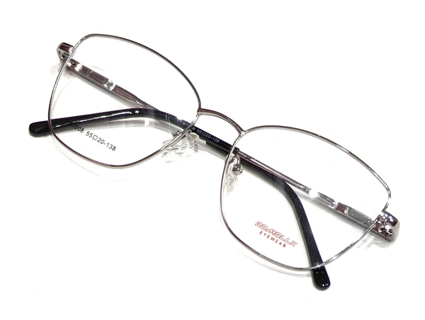Romollo Cat Eye Metal Full Rim MDN-87008 - Silver