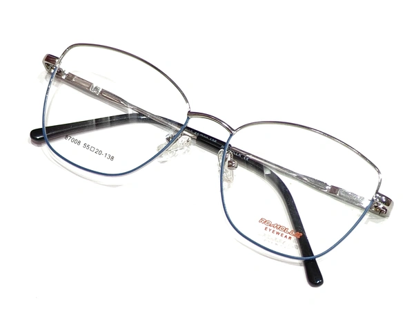 Romollo Cat Eye Metal Full Rim MDN-87008 - Silver/Blue