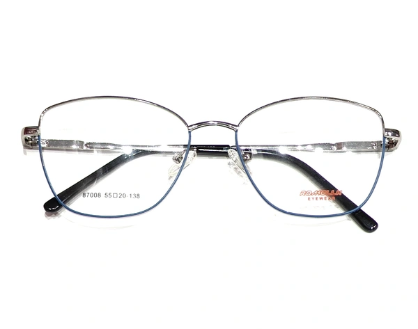 Romollo Cat Eye Metal Full Rim MDN-87008 - Silver/Blue