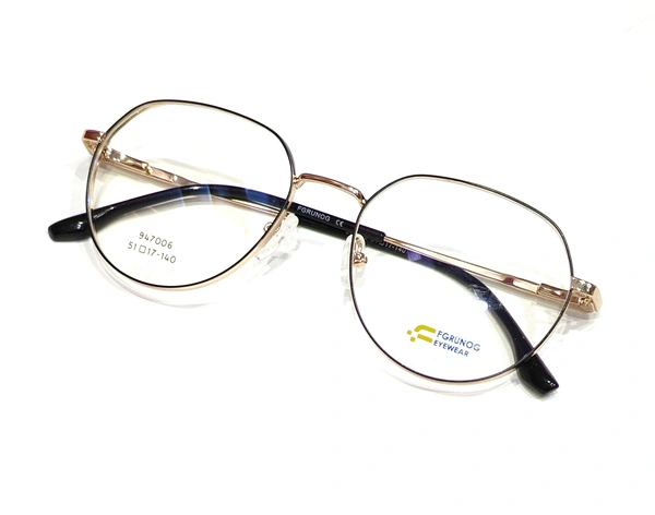 FGRUNOG Eyewear Metal Full Rim MDN-947006 - Golden/Black