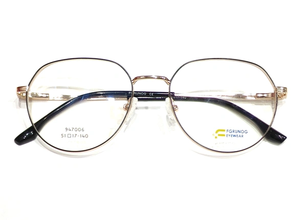 FGRUNOG Eyewear Metal Full Rim MDN-947006 - Golden/Black