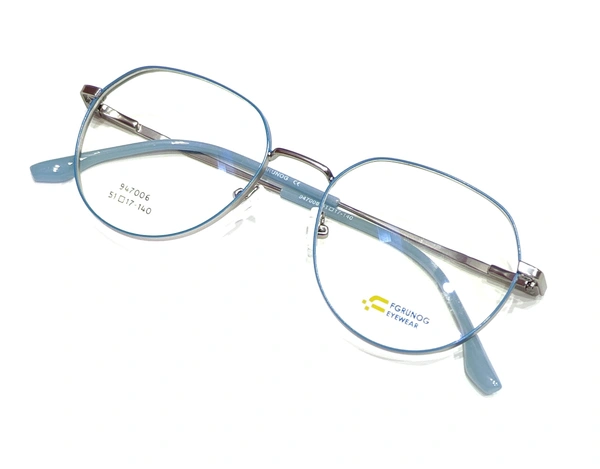 FGRUNOG Eyewear Metal Full Rim MDN-947006 - Blue/Grey