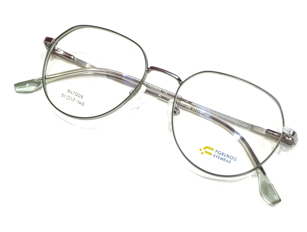 FGRUNOG Eyewear Metal Full Rim MDN-947006 - Green/Grey