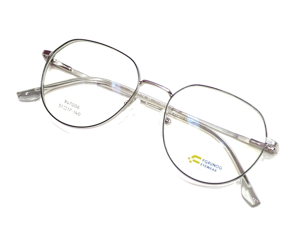 FGRUNOG Eyewear Metal Full Rim MDN-947006 - Black/Silver
