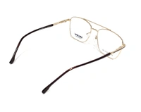 ESCAPE Squar Metal Full Rim-EP-516 - GOLDEN/BROWN