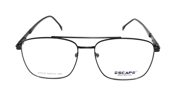 ESCAPE Squar Metal Full Rim-EP-516 - Black