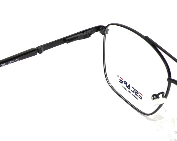 ESCAPE Squar Metal Full Rim-EP-516 - Black