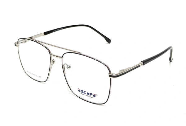 ESCAPE Squar Metal Full Rim-EP-516 - Silver/Black