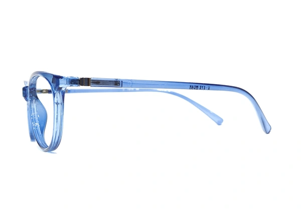 U Eyewear Cat Eye Full Rim Flexible Frame MDN-812 - BLUE TRANSPARENT