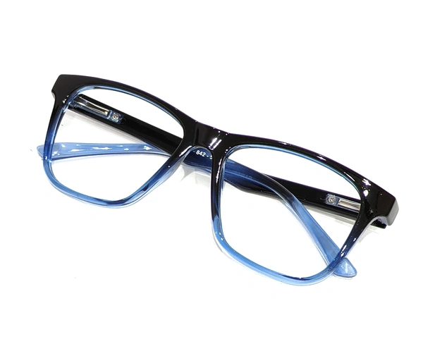 U Eyewear Full Rim Flexible Frame MDN-842 - BLACK/GREY