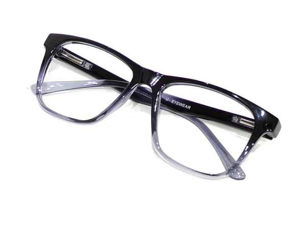U Eyewear Full Rim Flexible Frame MDN-842 - BLACK/GREY