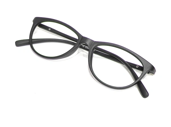 U Eyewear Cat Eye Full Rim Flexible Frame MDN-812 - MATTE BLACK