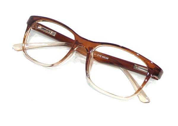 U Eyewear Full Rim Flexible Frame MDN-839 - BROWN