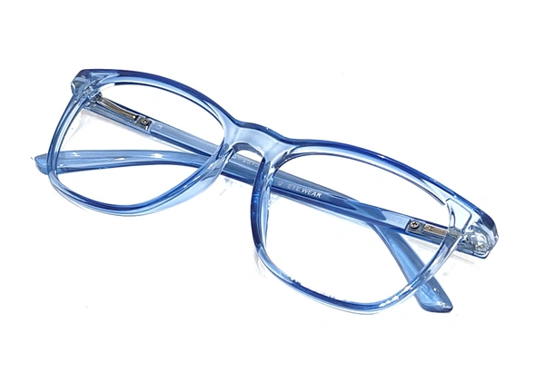 U Eyewear Full Rim Flexible Frame MDN-2015 - BLUE TRANSPARENT