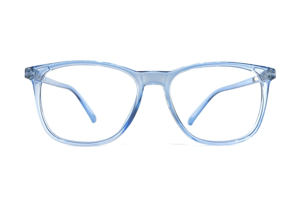 U Eyewear Full Rim Flexible Frame MDN-2015 - BLUE TRANSPARENT