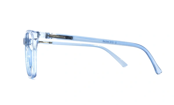 U Eyewear Full Rim Flexible Frame MDN-2015 - BLUE TRANSPARENT