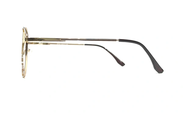 ESCAPE Squar Metal Full Rim-EP-906 - BLACK/GOLDEN
