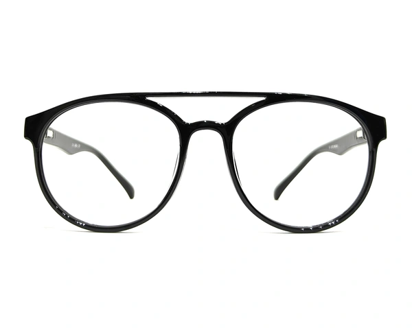 U Eyewear Full Rim Flexible Frame MDN-849 - SHINE BLACK