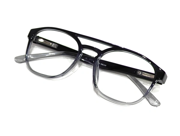 U Eyewear Full Rim Flexible Frame MDN-850 - BLACK/GRAY