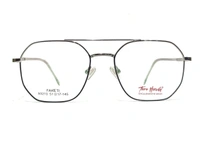 TOM HARDY FULL RIM METAL MDN-93210 - SILVER/BLUE