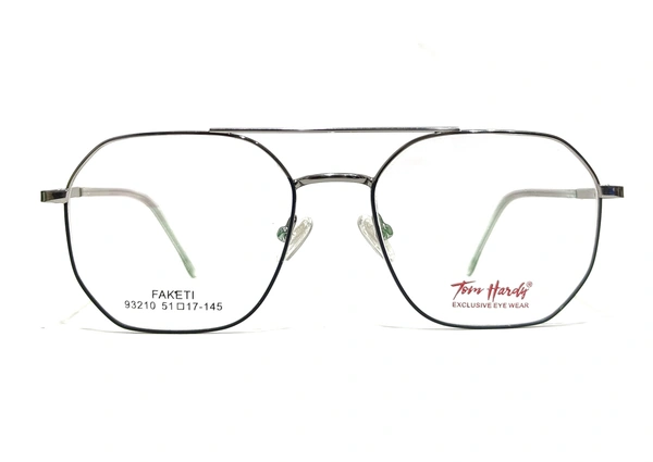 TOM HARDY FULL RIM METAL MDN-93210 - SILVER/BLUE