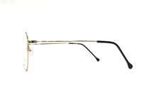 TOM HARDY FULL RIM DUAL BAR ROUND METAL MDN-G90-183 - GOLDEN/BLACK