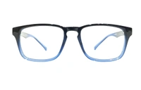 U Eyewear Full Rim Flexible Frame MDN-829 - BLACK/BLUE