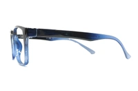 U Eyewear Full Rim Flexible Frame MDN-829 - BLACK/BLUE