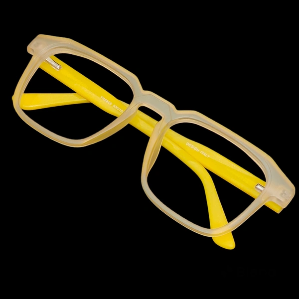 GLEB TR-90 Full Rim Eyewear MDN-6603 - MATTE YELLOW