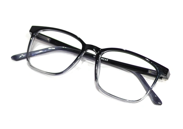 U Eyewear Full Rim Flexible Frame MDN-6906 - BLACK/GREY