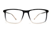 U Eyewear Full Rim Flexible Frame MDN-2032 - BLACK BROWN