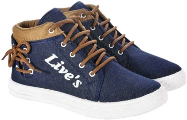 Live's Shoes Casual Shoes Combo - Blue,Black, 7