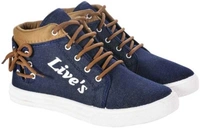Live's Shoes Casual Shoes Combo - Blue,Black, 9
