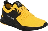 Mens Running Shoes Pack Of 02 Combo  - Blue,Yellow, 8