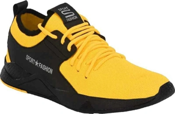 Mens Running Shoes Pack Of 02 Combo  - Blue,Yellow, 8