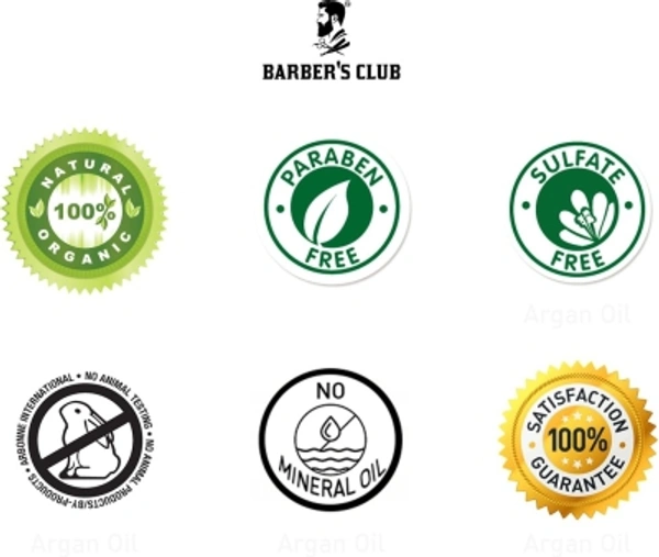Barbers Club 100% Natural Beard Oil  - 30 ML