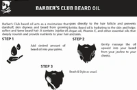 Barbers Club 100% Natural Beard Oil  - 30 ML