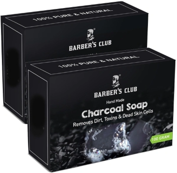 Barbers Charcoal Soap 100×2 - 100×2