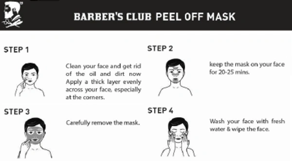 Barbers Charcoal Mask