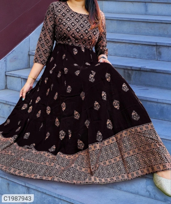 Women's Royon Kurtis Cotton Fabric  - GREEN 