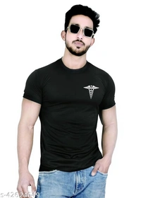 Trendy Sensational Men's T-shirt - M, Black