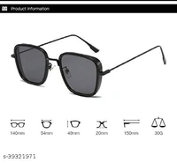 Real Kabir Singh Sunglass (Black) - Black, Free Size (suitable for all face)