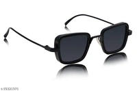 Real Kabir Singh Sunglass (Black) - Black, Free Size (suitable for all face)