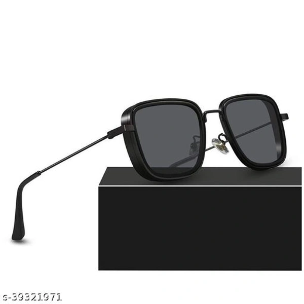 Real Kabir Singh Sunglass (Black) - Black, Free Size (suitable for all face)